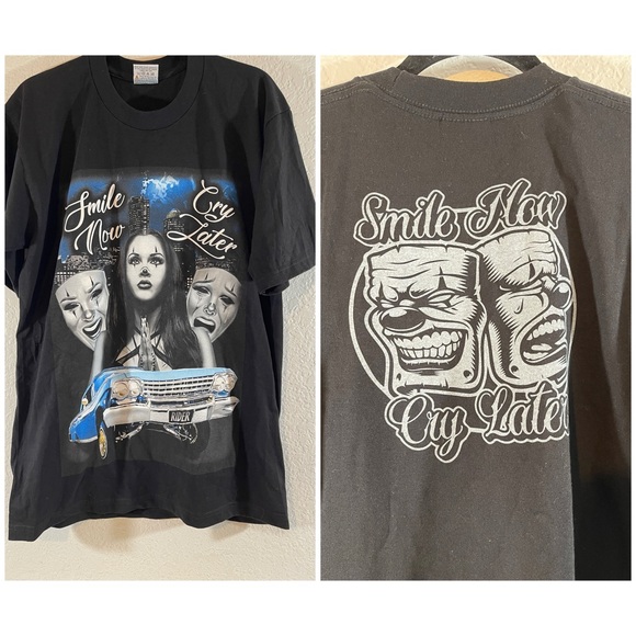 5 Pro Other - 5 Pro Super Heavy “Smile Now Cry Later" Graphic T-Shirt Size Large